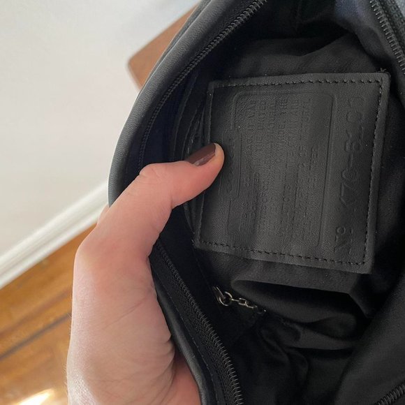 Vintage coach black Maggie satin duffle - Picture 4 of 4